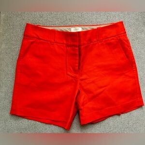J Crew shorts in orange